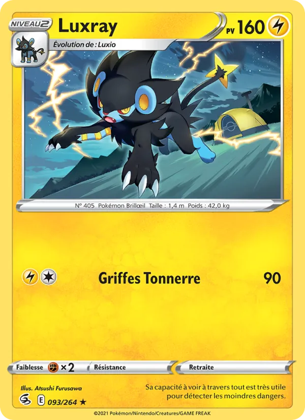 Luxray, Poing de Fusion Nº 93