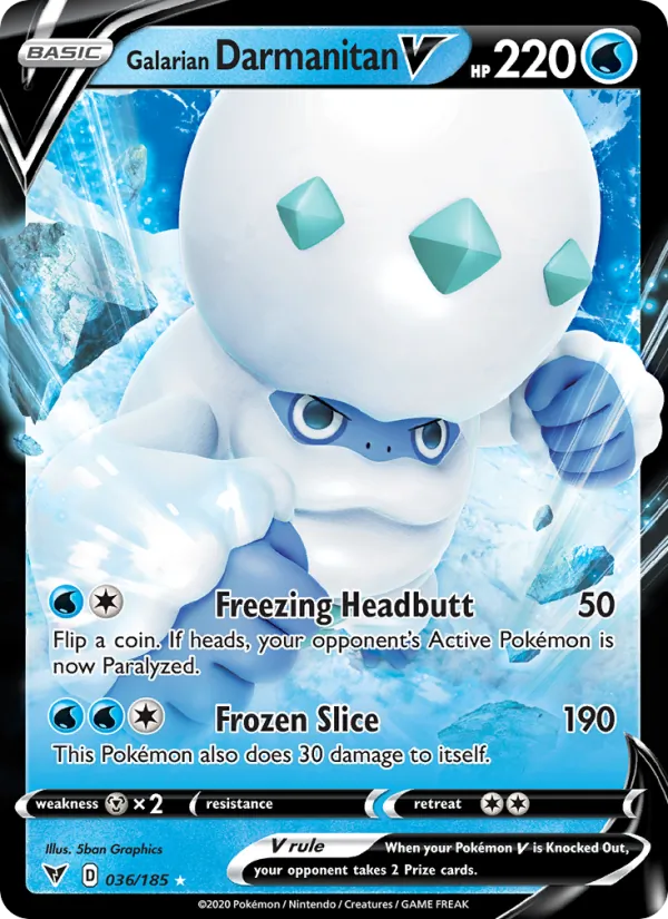 Galarian Darmanitan V, Vivid Voltage No. 36
