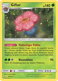 Giflor, Kräfte im Einklang No. 8 Normal