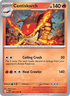 Centiskorch, Mega Evolution No. 030 Normal