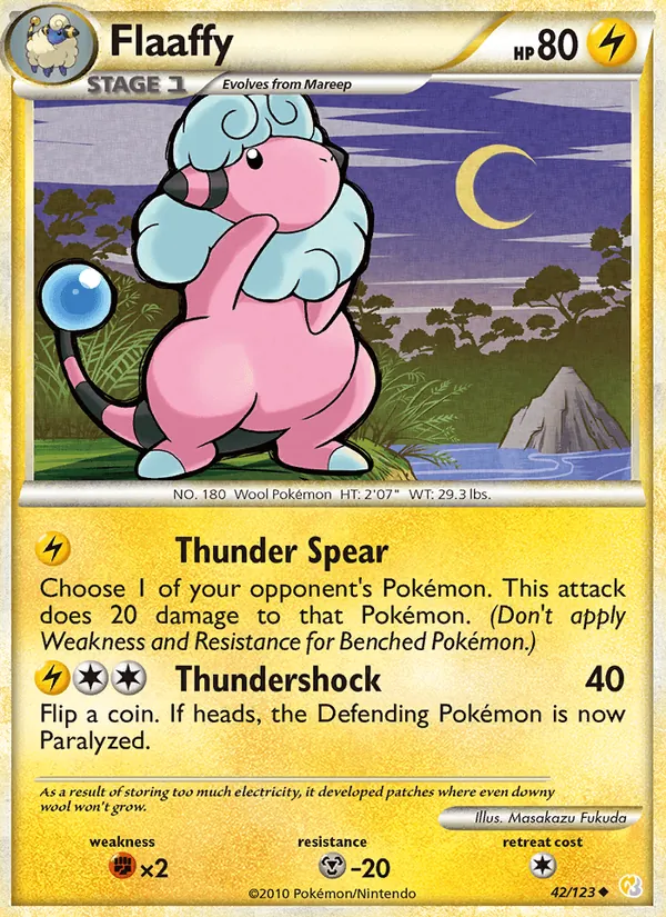 Flaaffy, HeartGold SoulSilver Nº 42