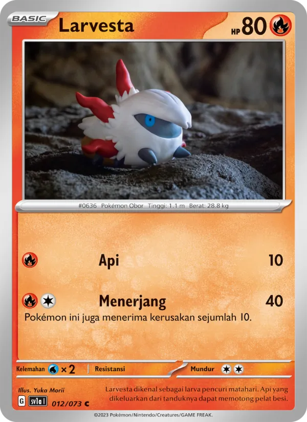 Larvesta, Hantaman Triplet No. 012