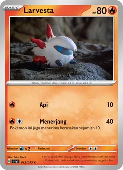 Larvesta, Hantaman Triplet No. 012 Normal