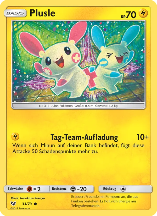 Plusle, Schimmernde Legenden No. 33