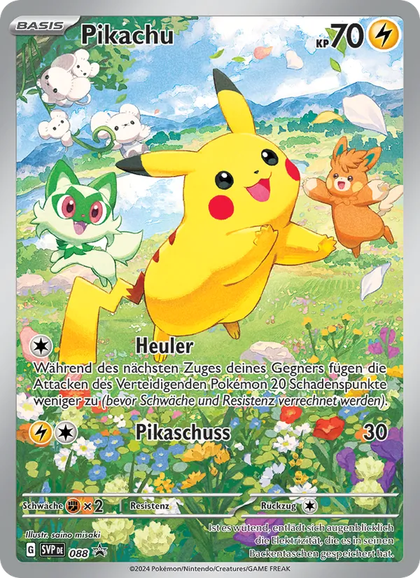 Pikachu, SVP Black Star Promos Nº 088
