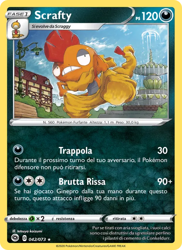 Scrafty, Futuri Campioni No. 42