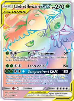 Celebi et Florizarre GX, Duo de Choc No. 182 Normal