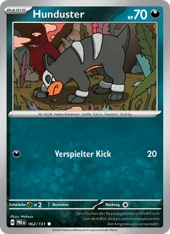 Hunduster, Prismatische Entwicklungen No. 062 Normal