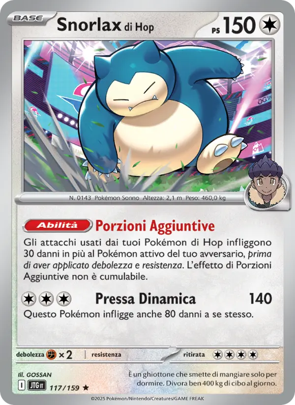 Snorlax di Hop, Avventure Insieme No. 117