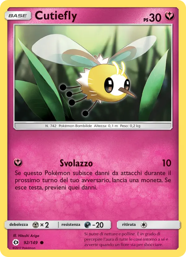 Cutiefly, Sole e Luna No. 92
