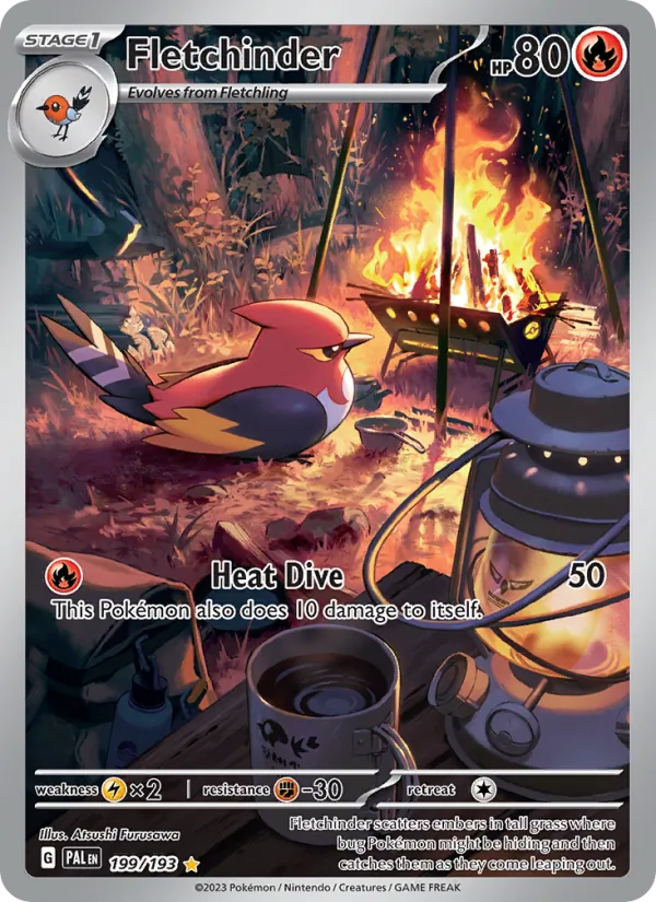 Fletchinder, Paldea Evolved Nº 199