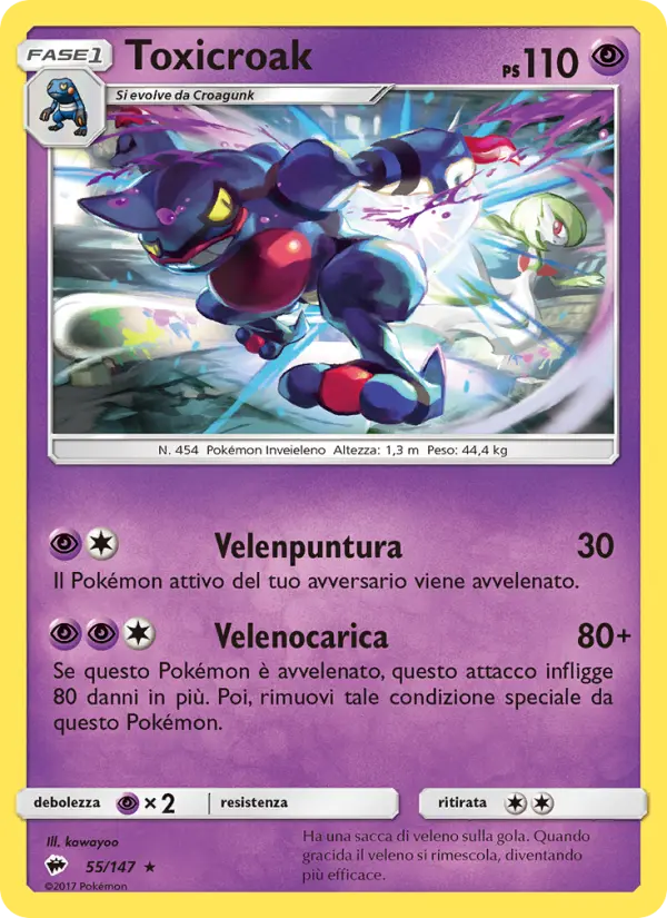 Toxicroak, Ombre Infuocate No. 55
