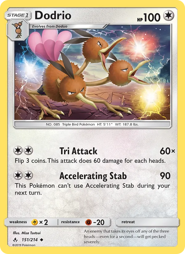 Dodrio, Unbroken Bonds Nº 151