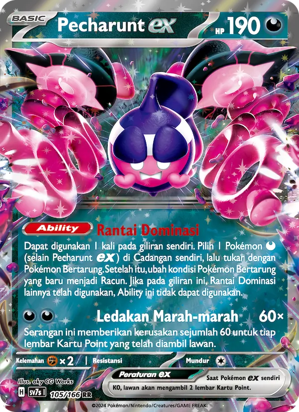 Pecharunt ex, Bimbingan Rasi Nº 105