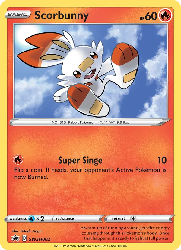Scorbunny, SWSH Black Star Promos No. SWSH002