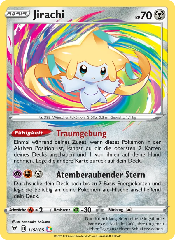 Jirachi, Farbenschock No. 119