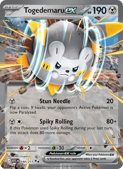 Togedemaru ex, Ascended Heroes No. 149 Holo