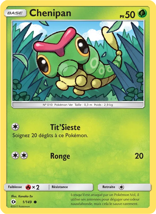 Chenipan, Soleil et Lune No. 1