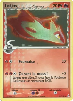 Latias δ, EX Fantômes Holon No. 21 Normal