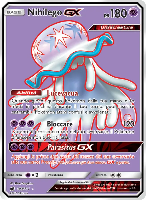 Nihilego GX, Invasione Scarlatta No. 103