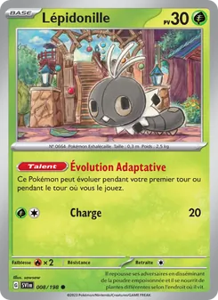 Lépidonille, Écarlate et Violet No. 008 Normal