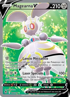 Magearna V, Tempesta Argentata No. 182 Holo
