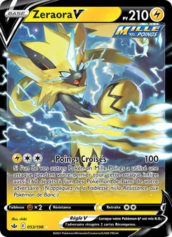 Zeraora V, Règne de Glace No. 53 Holo