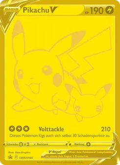 Pikachu V, SCSC Promokarten No. SWSH145 Normal