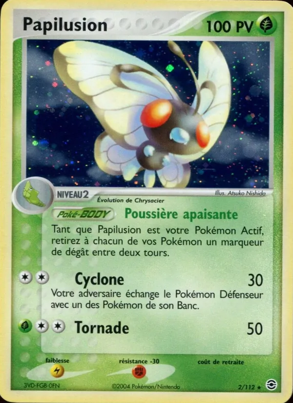 Papilusion, EX Rouge Feu & Vert Feuille No. 2