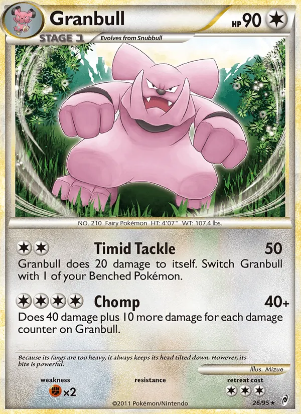Granbull, Call of Legends No. 26