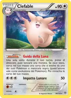 Clefable, Uragano Plasma Nº 98 Normal