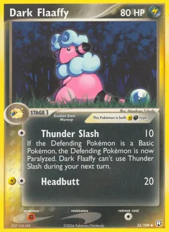 Dark Flaaffy, Team Rocket Returns No. 33 Normal