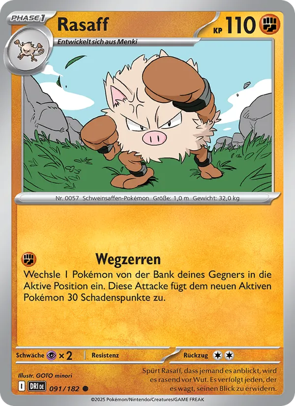 Rasaff, Ewige Rivalen Nº 091