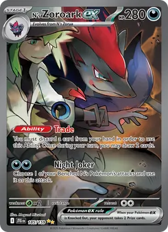 N's Zoroark ex, Journey Together No. 185 Holo