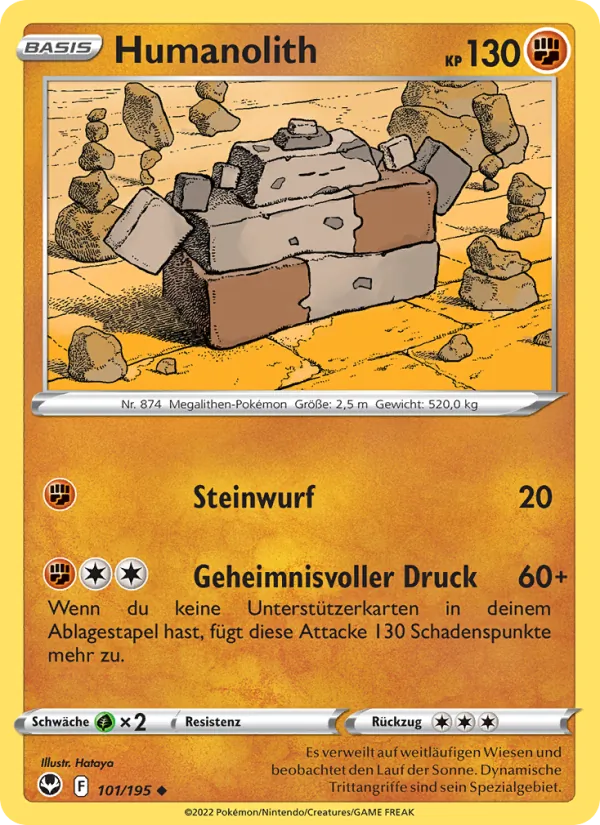 Humanolith, Silberne Sturmwinde No. 101