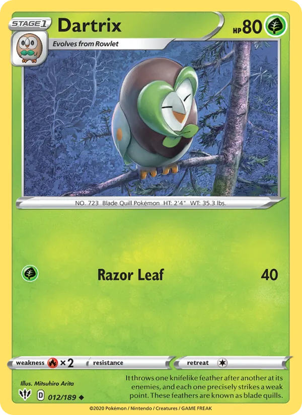 Dartrix, Darkness Ablaze Nº 12