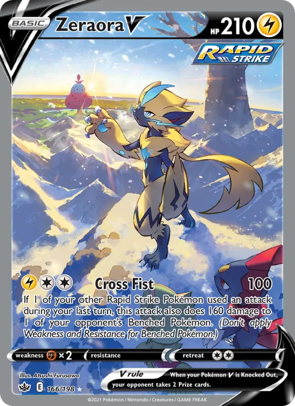 Zeraora V, Chilling Reign No. 166