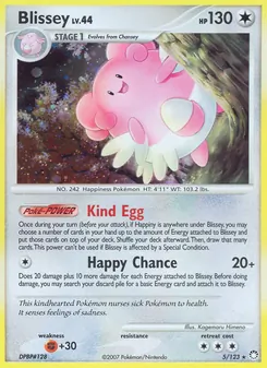 Blissey, Mysterious Treasures No. 5
