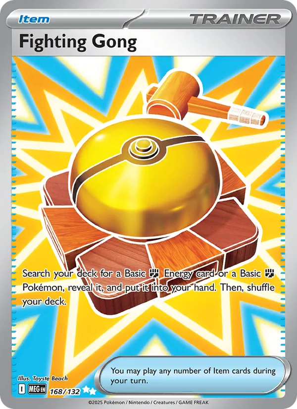 Fighting Gong, Mega Evolution Nº 168
