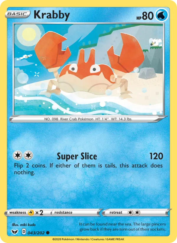 Krabby, Sword & Shield No. 43