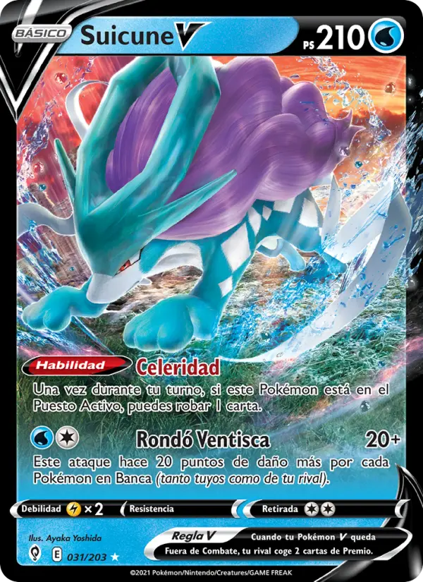 Suicune V, Cielos Evolutivos No. 31