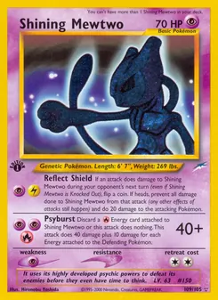 Shining Mewtwo, Neo Destiny No. 109 Holo