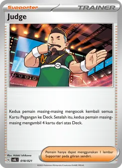Judge, Sprigatito & Lucario ex No. 018 Normal