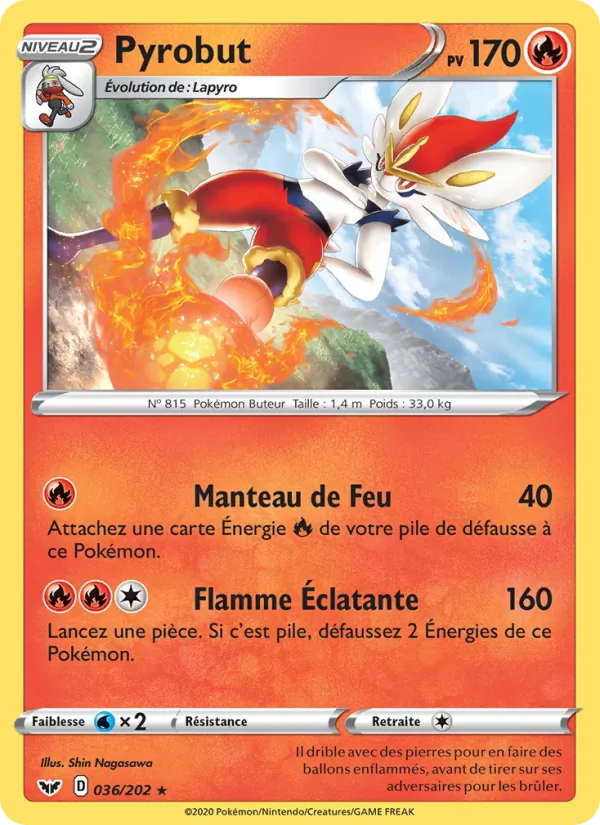 Pyrobut, Épée et Bouclier Nº 36