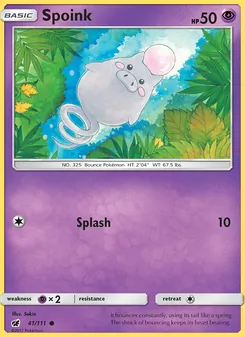 Spoink, Crimson Invasion No. 41 Normal