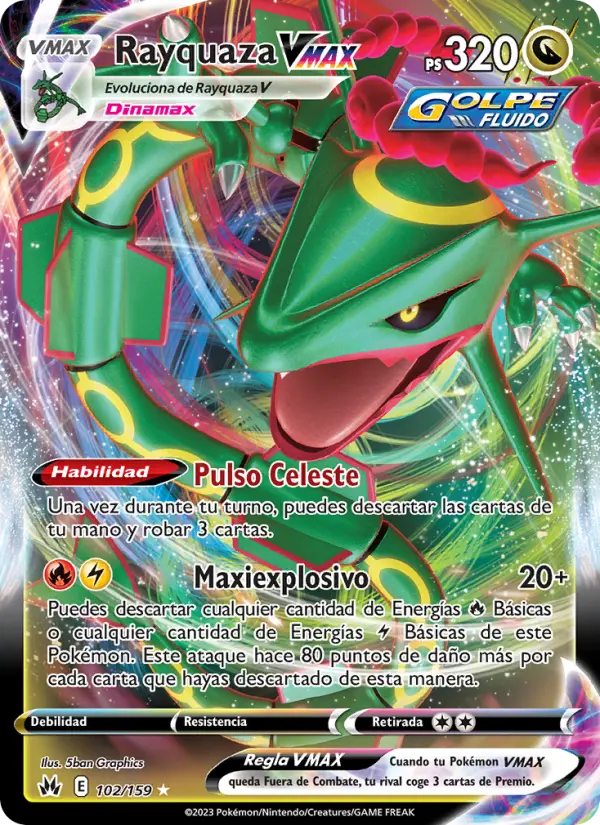 Rayquaza VMAX, Cenit Supremo No. 102