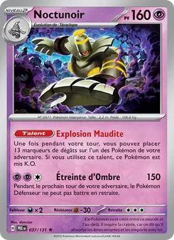 Noctunoir, Évolutions Prismatiques Nº 037 Holo