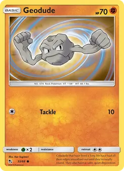 Geodude, Hidden Fates No. 33 Normal