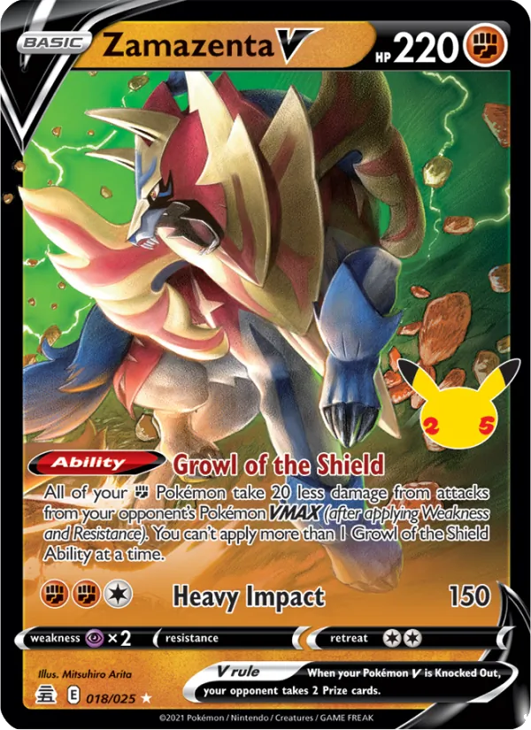 Zamazenta V, Celebrations Nº 18