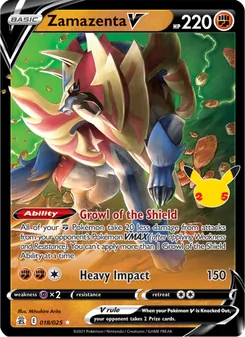 Zamazenta V, Celebrations Nº 18 Holo